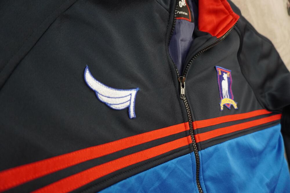 AFC Richmond Jacket Mens Large Blue Soccer Football Full Zip Track BEHVOORE